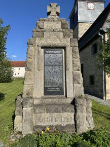 Kriegerdenkmal (Bittstädt/Amt Wachsenburg)